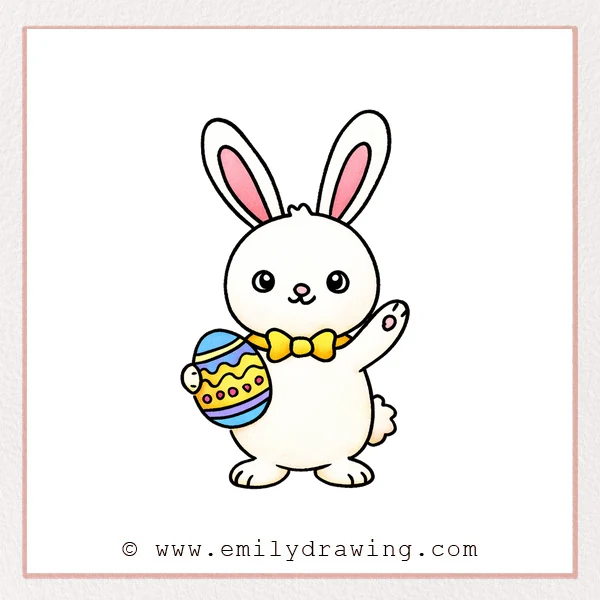 Preview of Easter Bunny drawing